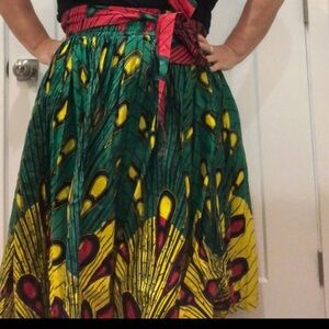 African wax fabric skirt ✨ Zuri Kenya style